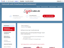 Tablet Screenshot of multitrailer.de